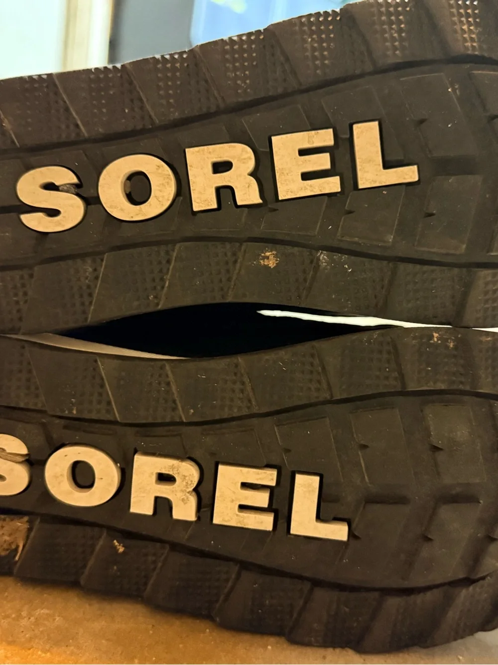 Sorel Kids Black Lace-Up Snow Boots